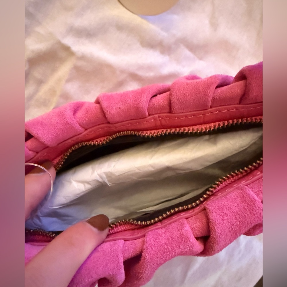 STAUD Fuchsia Convertible Clutch Bean Bag - Picture 3 of 4